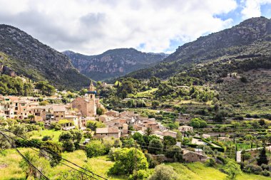 Valldemossa kasaba Mallorca Adası, Akdeniz'de, İspanya Balear Adaları