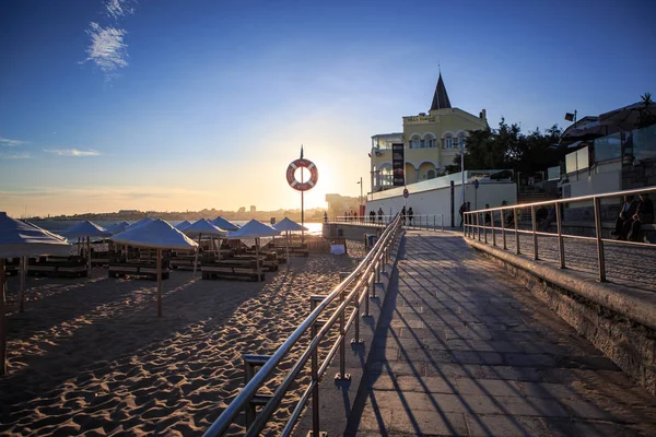 Estoril Portugal Circa Octubre 2016 Playa Praia Tamariz Estoril Cascais — Foto de Stock