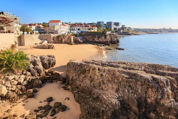 Каскайш Поргалия Circa Octon 2016 Пляж Фелиция Раинья Кашкайше Португалия — стоковое фото