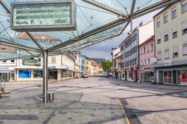 Schweinfurt, Almanya - yaklaşık Ağustos, 2018: Schweinfurt Almanya'da townscape