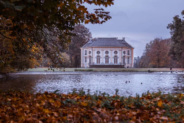 München Bayern Tyskland Circa Oktober 2018 Park Nymphenburg Palace Höst — Stockfoto