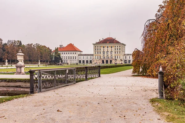 Münih Bavyera Almanya Ekim 2018 Yaklaşık Park Nymphenburg Sarayı Sonbaharda — Stok fotoğraf