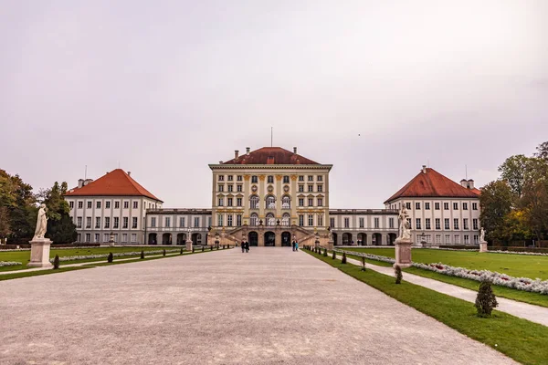 Münih Bavyera Almanya Ekim 2018 Yaklaşık Park Nymphenburg Sarayı Sonbaharda — Stok fotoğraf