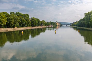 Main Nehri Schweinfurt Almanya, townscape
