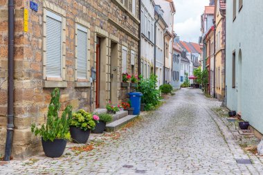Schweinfurt, Almanya - yaklaşık Ağustos, 2018: Schweinfurt Almanya'da townscape