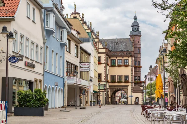 Schweinfurt Німеччина Circa Серпня 2018 Townscape Schweinfurt Німеччині — стокове фото