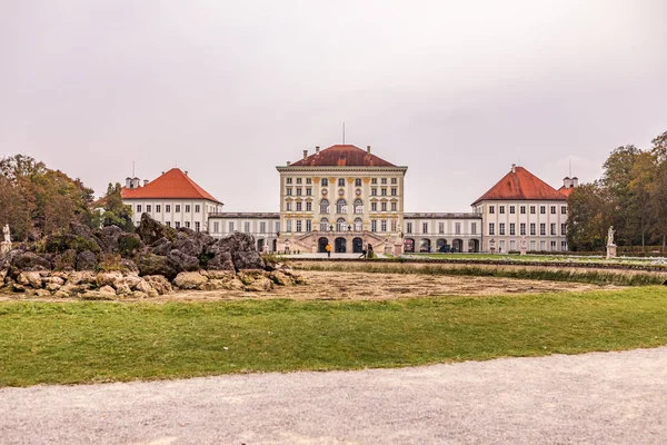 Münih Bavyera Almanya Ekim 2018 Yaklaşık Park Nymphenburg Sarayı Sonbaharda — Stok fotoğraf