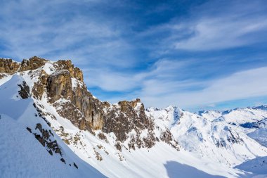 Alpine kayak tarafından Lech, Avusturya Alpleri'nde alansal.