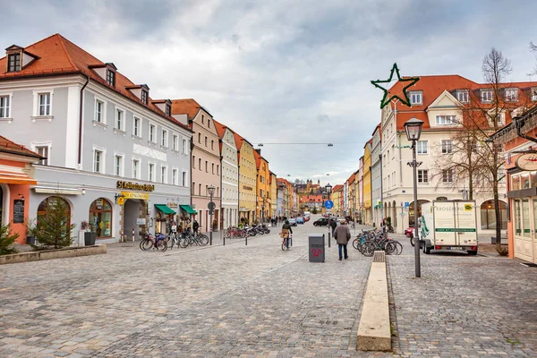Řezno Bavorsko Německo Cca Prosince 2018 Město Panoráma Města Regensburg — Stock fotografie
