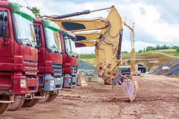 Aanleg Van Een Gedeelte Van Snelweg Neu — Stockfoto