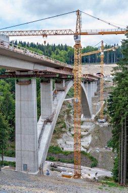 yeni buz demiryolu hattı ve Tünel inşaatı. Bölüm ebensfeld-erfurt dunkeltalbruecke tünel rehberg içinde thuringia, Almanya.
