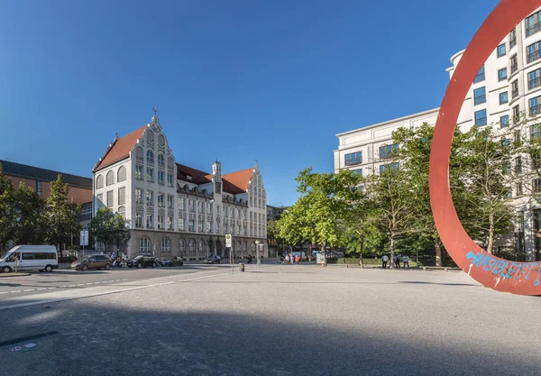 德国巴伐利亚慕尼黑 2018年9月 德国慕尼黑 Karl Stuetzel Platz — 图库照片