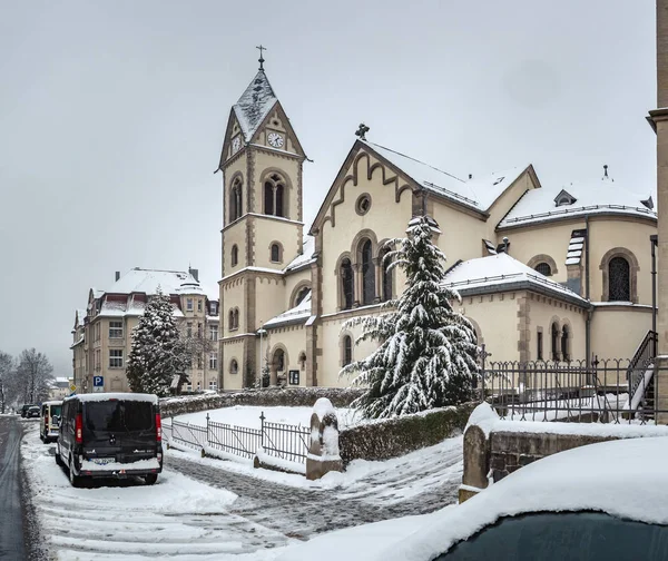 Sonneberg Alemania Circa Enero 2019 Oficina Los Sacerdotes Católicos Sonneberg —  Fotos de Stock