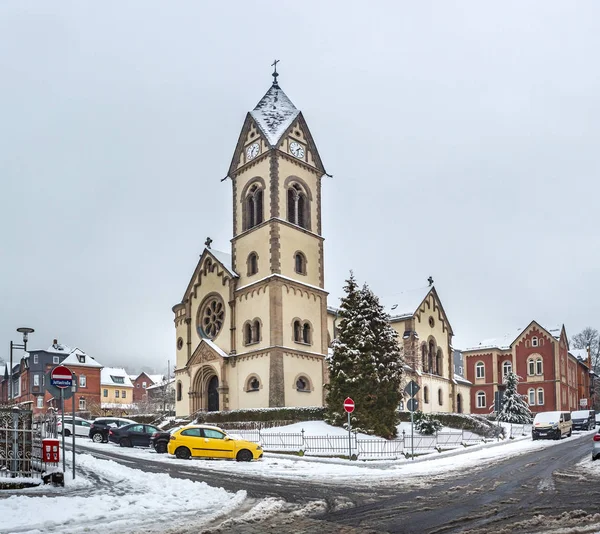 Sonneberg Alemania Circa Enero 2019 Oficina Los Sacerdotes Católicos Sonneberg — Foto de Stock