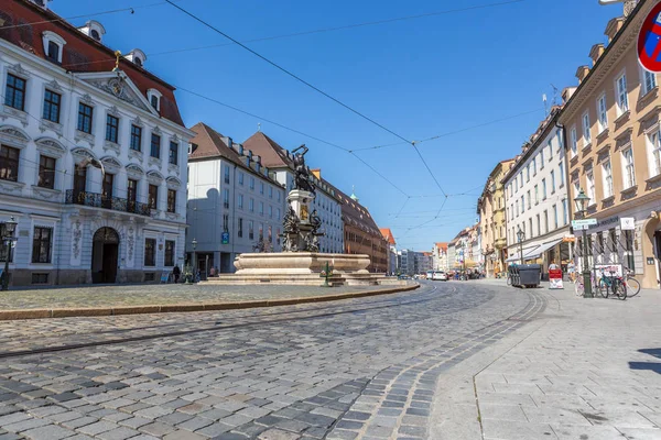 Augsburg Bavarie Allemagne Circa Octobre 2018 Maximilianstrasse Augsbourg Bavière Allemagne — Photo