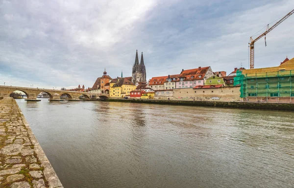Regensburg Beieren Duitsland Circa December 2018 Stad Het Stadsgezicht Van — Stockfoto
