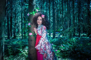 Genç kazanmıştı fairytale tarzı açık bir portresi