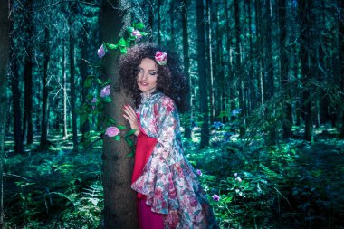 Genç kazanmıştı fairytale tarzı açık bir portresi