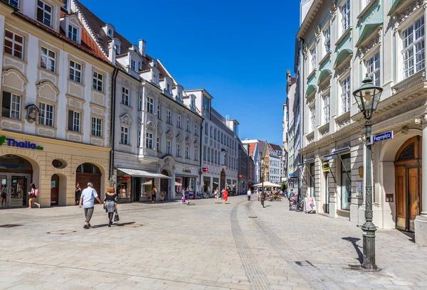 La Fuggerplatz de Augsburgo — Foto de Stock