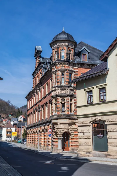 Streets of Sonneberg town — Stock Photo, Image