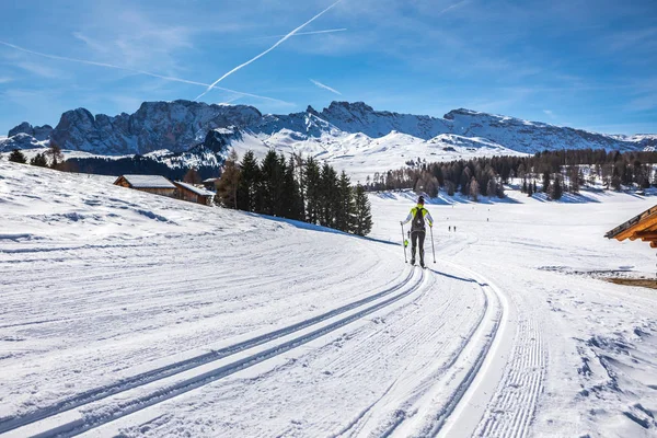 Teren narciarski Groeden — Zdjęcie stockowe