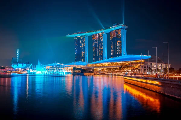 Marina Bay Sands Hotel de Singapur — Foto de Stock