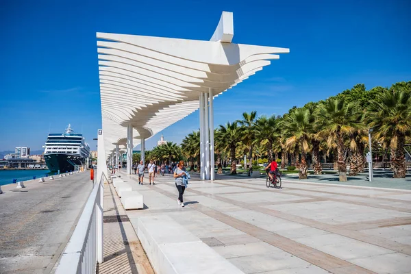 Malaga town on the Costa del Sol — Stock Photo, Image