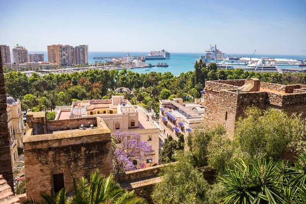 Malaga stadt an der costa del sol — Stockfoto
