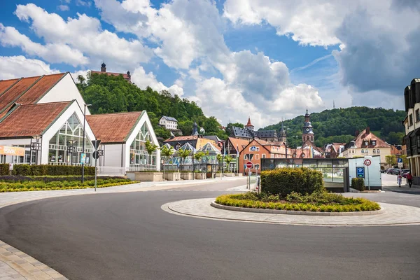 Cityscape of Kulmbach town in Bavaria — Stok Foto