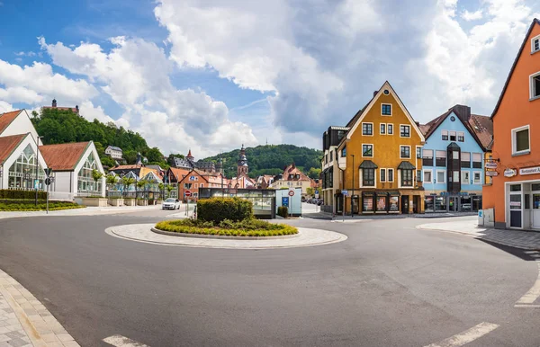 Cityscape of Kulmbach town in Bavaria — Stok Foto