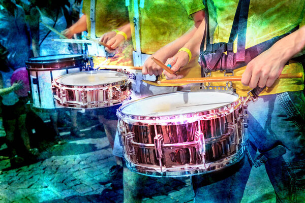 Сцены фестиваля самбы
