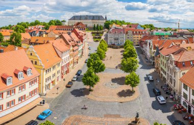 Thuringia 'da Gotha 'nın townscape
