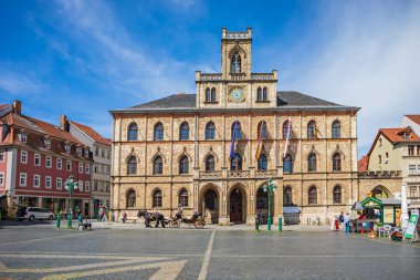 Weimar 'ın Marktplatz ve Rathaus 'u