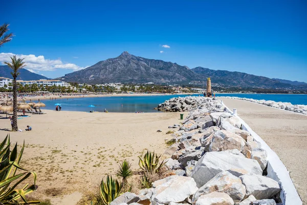 Puerto Banus perto de Marbella na Costa del Sol — Fotografia de Stock