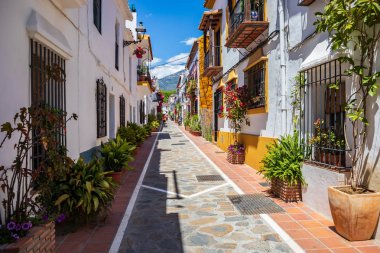 Costa del Sol üzerinde Marbella Townscape