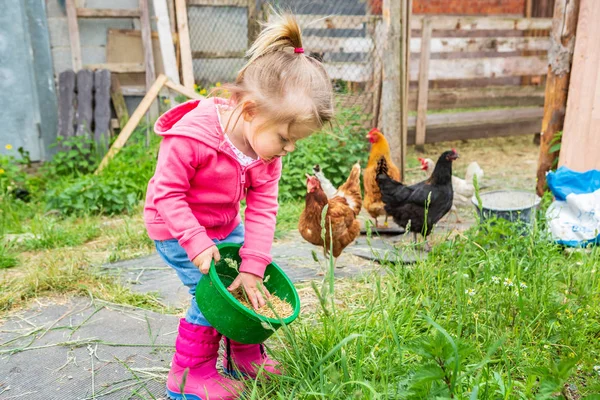 Fille d'agriculteurs — Photo