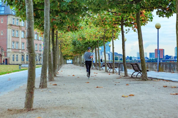 Die stadt Düsseldorf — Stockfoto