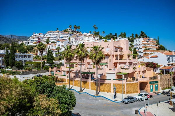 Cidade de Nerja na Costa del Sol na Andaluzia — Fotografia de Stock