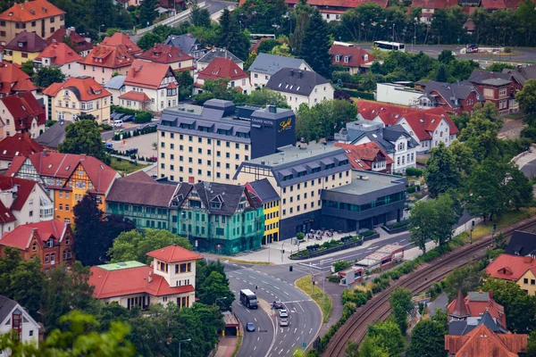 Paisaje urbano de Suhl en Turingia — Foto de Stock