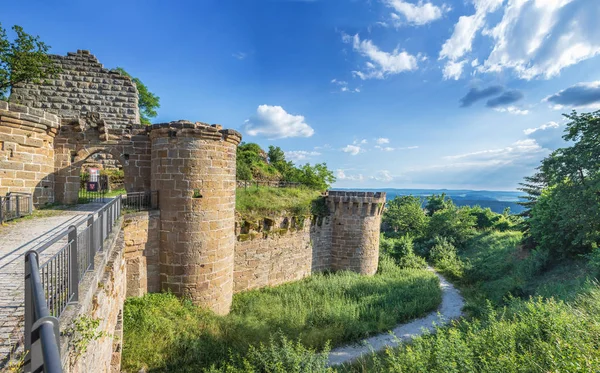 A Hassberge-i vár, Altenstein — Stock Fotó