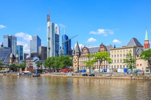 Miasto Frankfurt nad Menem — Zdjęcie stockowe