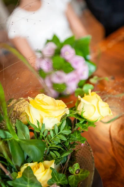 Wedding ceremony still life — Stock Photo, Image