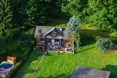 Kırsal arazinin hava görünümü