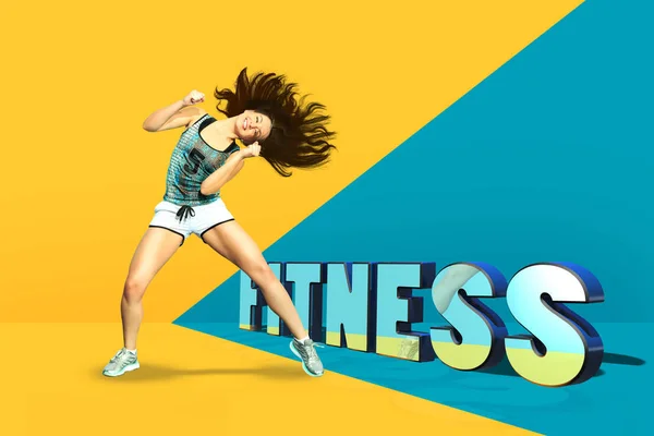 Tanzen für die Fitness — Stockfoto