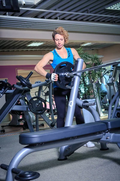 The gym girl — Stock Photo, Image