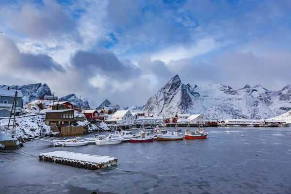 Hamnoy a Lofoten-szigetek — Stock Fotó