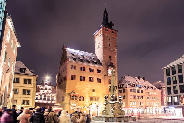 Wuerzburg por la noche —  Fotos de Stock