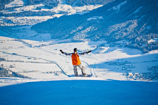 Snowboardåkare — Stockfoto