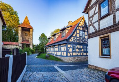 Wallgraben ve Bad Rodach şehir duvarı