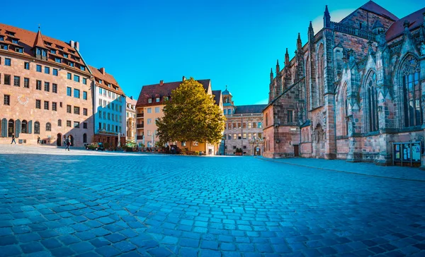 Lorenzer Plaza de Nuremberga — Fotografia de Stock